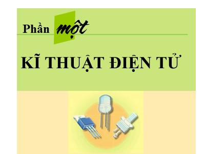 Bài giảng môn công nghệ lớp