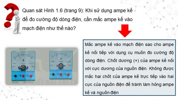 Giáo án điện tử khtn  kết nối bài  cường độ dòng điện và hiệu điện thế