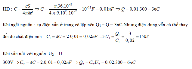 Bài tập về tụ điện