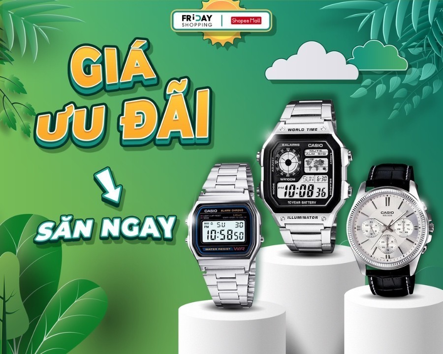 Mẫu đồng hồ điện tử casio nam đẹp bán chạy mọi thời đại