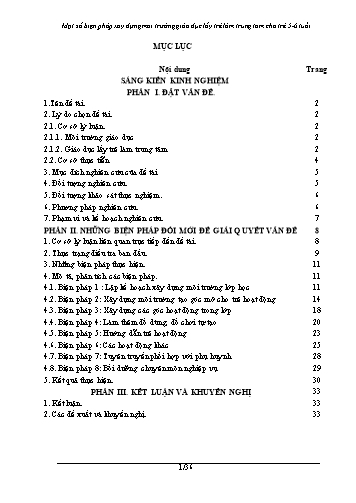 Xây dựng môi trường giáo dục lấy trẻ làm trung tâm, hướng dẫn chi tiết